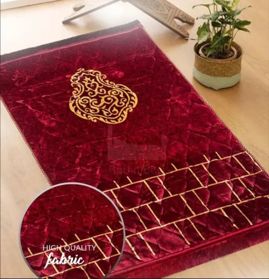 Velvet Foam and Print Embossed Jay Namaz