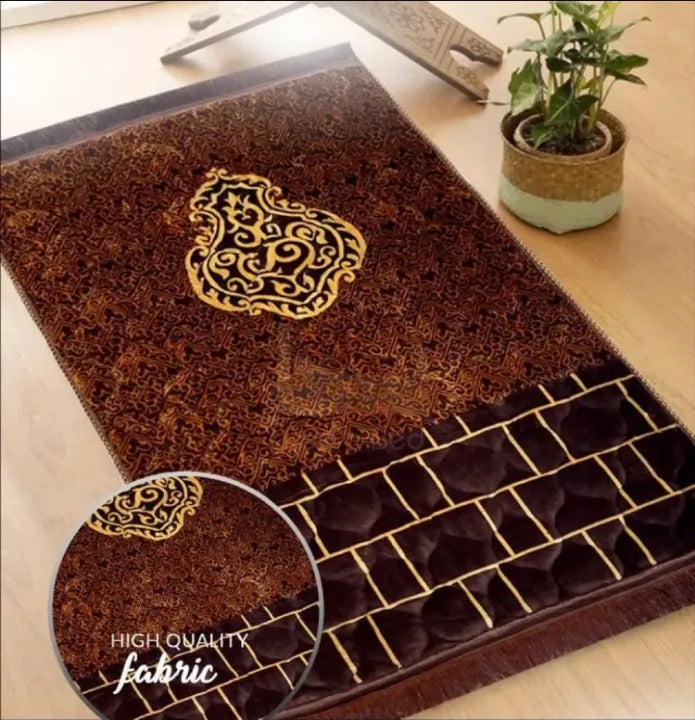 Velvet Foam and Print Embossed Jay Namaz